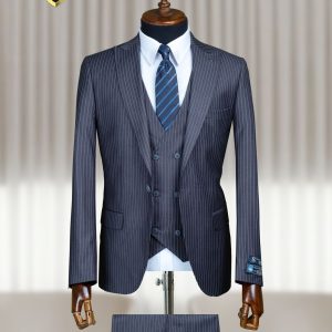 Senzo Rivolli, patterned 3piece suit