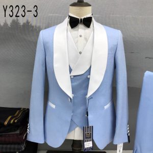 Maligan, Tuxedo Suit-Blue