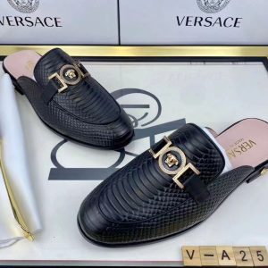 Versace, Half-Shoes, Black