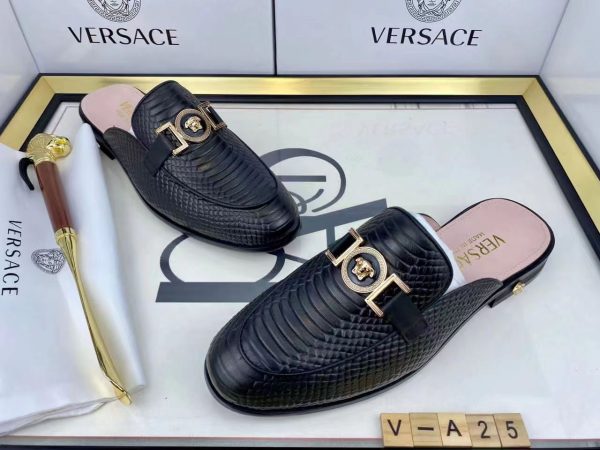 Versace, Half-Shoes, Black