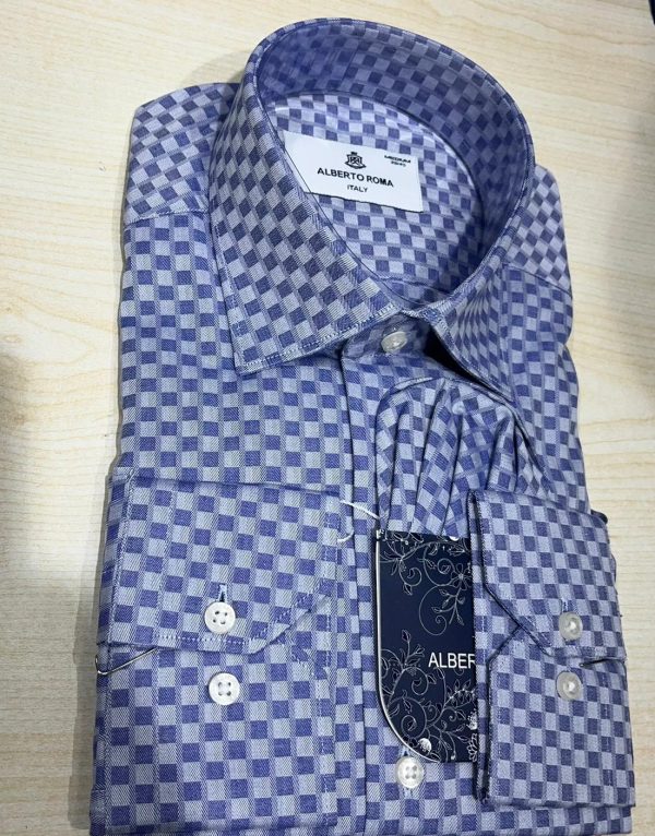 Alberto Roma, Patterned Corporate Shirt