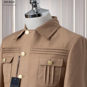 Light brown safari suits for men