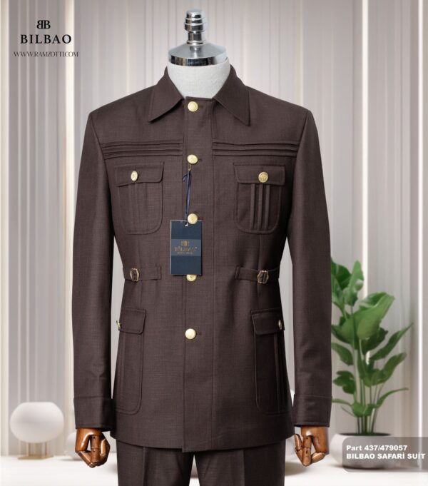 brown suit for men