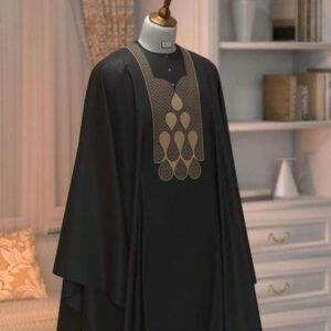 Black Agbada Style For Men