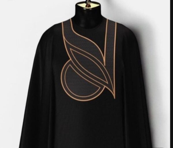 Black Agbada With Modern Design