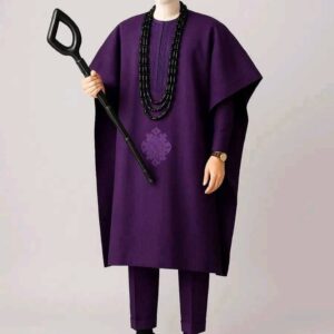 Purple Agbada Style For Men