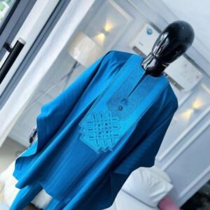 Dark Blue Agbada For Guys