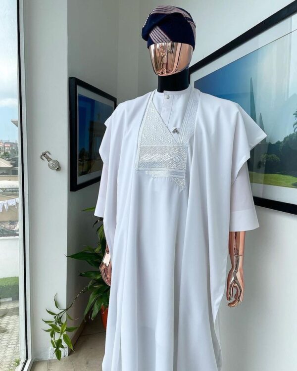 Short Sleeve Agbada For Men