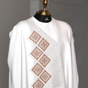 White Agbada Design