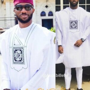 Long Sleeve Agbada For Men