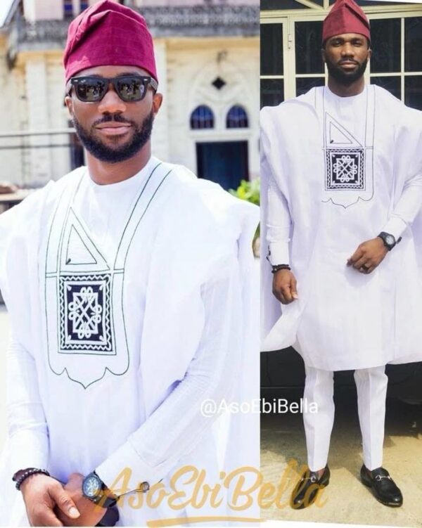 Long Sleeve Agbada For Men