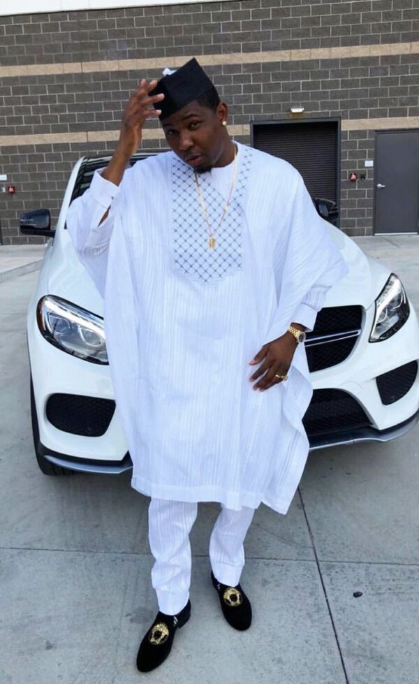 Wedding White Agbada For Guys