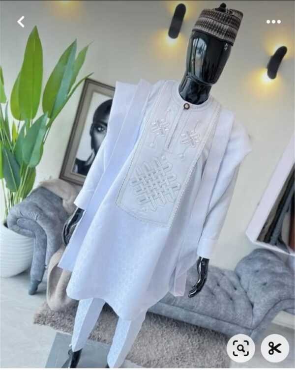 Long Sleeve Agbada For Men