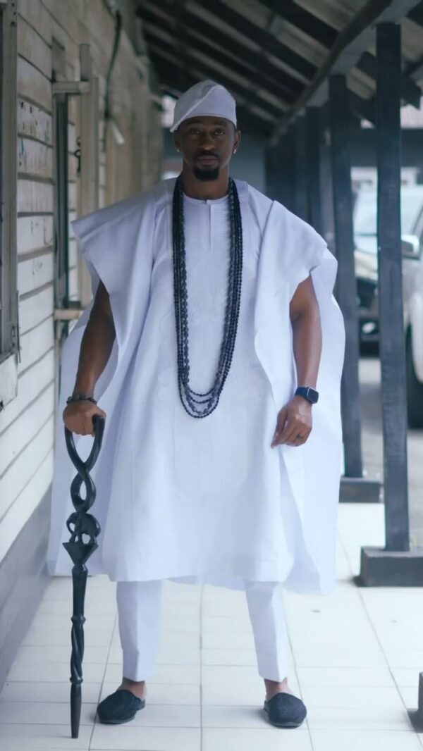 Short Sleeve Agbada For Men