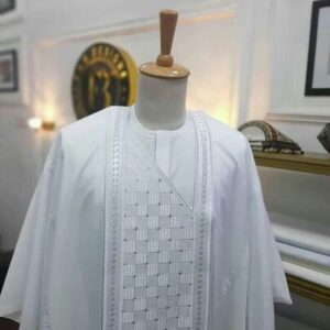 White Agbada For Guys