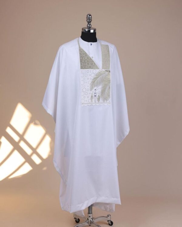 Trendy White Agbada Style | Wedding White Agbada Styles | Nigerian Groomsmen Traditional Wedding Outfit | African Male's Native Attire.