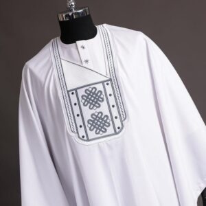 Agbada With Embroidered Design
