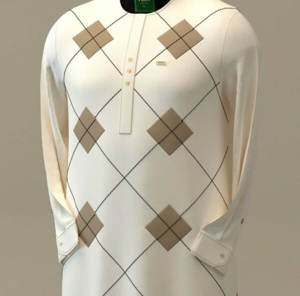 Beige Senator Wear With Dark Brown Design | Latest Senator Style For Men | Latest Men Senator Style | Trending Senator Style For Men