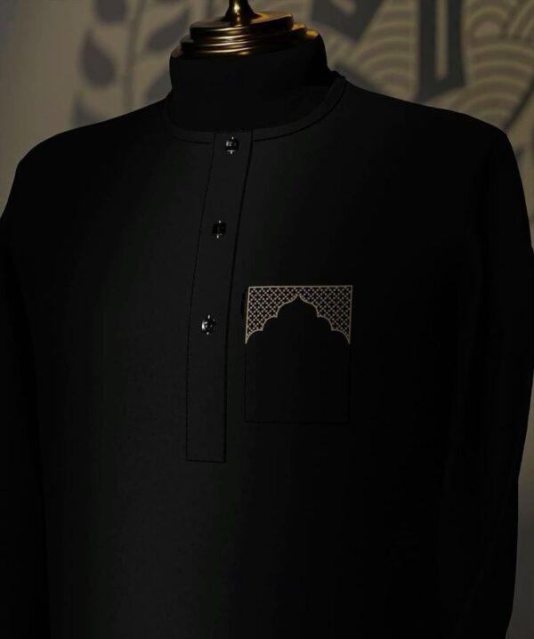 Black Senator Wear With Dark Gold Design