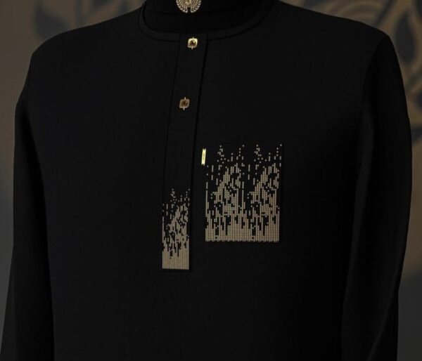 Black Senator Wear With Dark Gold Design