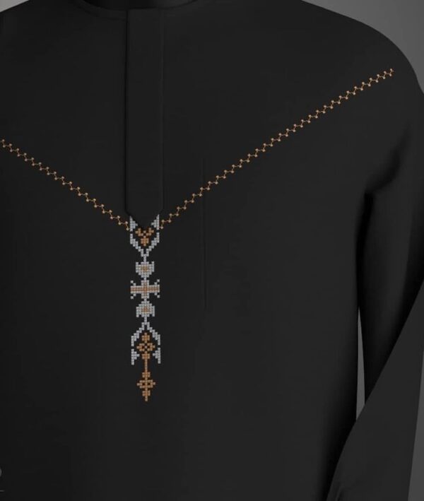 Black Senator Wear With Gold Design