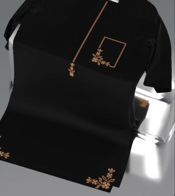 Black Senator Wear With Gold Design