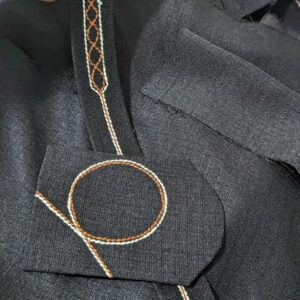 Black Senator Wear With Gold Red Design
