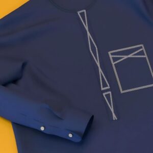 Dark Navy Blue Senator With Light Gold Design