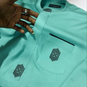 Mint Green Senator Wear With Dark Green Design | Latest Senator Style For Men | Latest Senator Wears For Guys |  Latest Men Senator Style | Trending Senator Style For Male