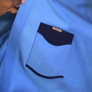 Sky Blue Senator Wear With Navy Blue Design | Trending Senator Style For Men | Latest Senator Style For Men | Latest Senator Wears For Guys