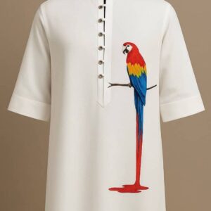 WhIte Senator Wear With a Dove Design