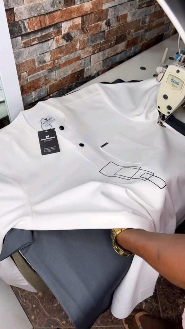 WhIte Senator Wear With Black Design