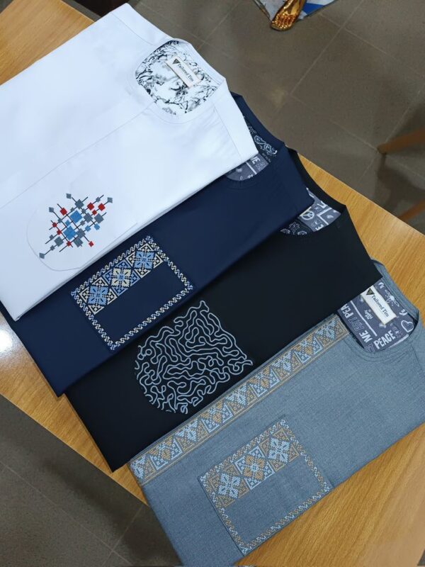 White, Navy, Black Grey Senator Wear With Design