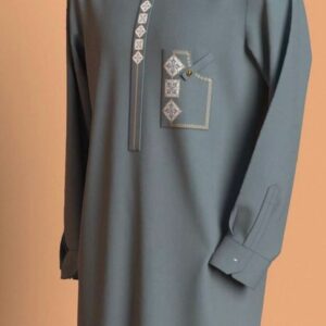 Gray and Black Senator Outfit For Men