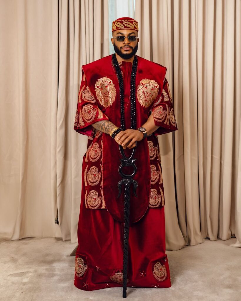 Isi-agu wedding attire for Igbo groom